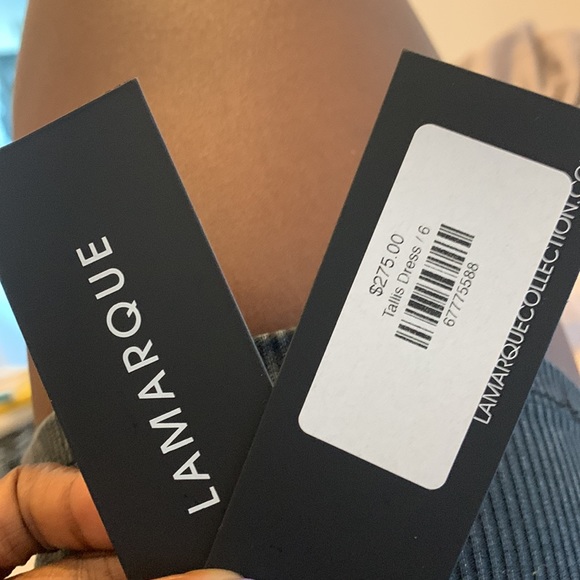 New with tags @lamarque party dress emerald colour size 6 us - Picture 8 of 8